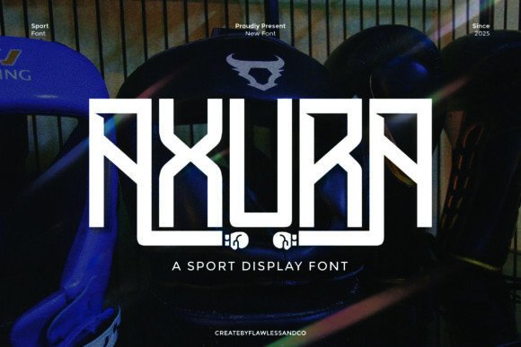 Axura Bold Sport Display Font for Impactful Branding