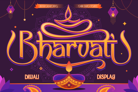 Bharvati Regular: The Festive Display Font for Indian-Inspired Branding