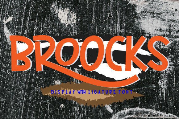 Broocks Bold Display Font for Strong Brand Identity