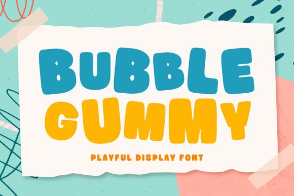 Bubble Gummy Font for Playful Brand Identity