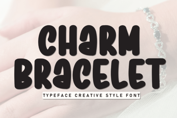Charm Bracelet Display Font for Crafters