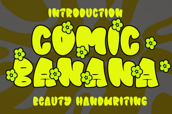 Comic Banana Typeface: A Modern Display Font for Digital Branding