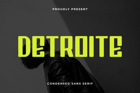 Detroite: The Bold Display Font for Strong Brand Identity