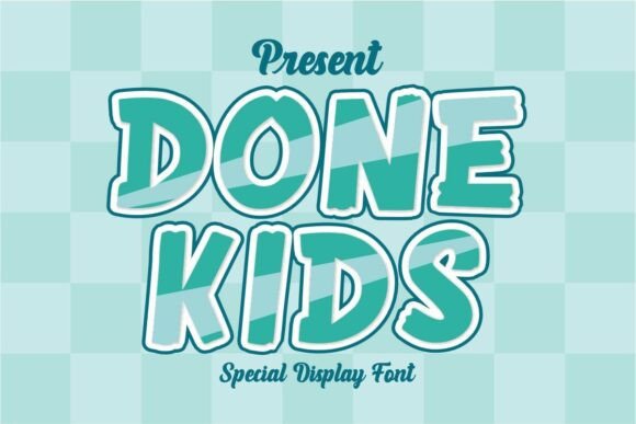 Donekids Regular: The Playful Display Font for Modern Web Design