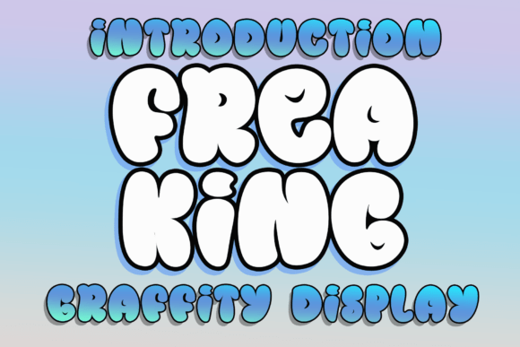 Freaking Display Font for Playful Editorial Design