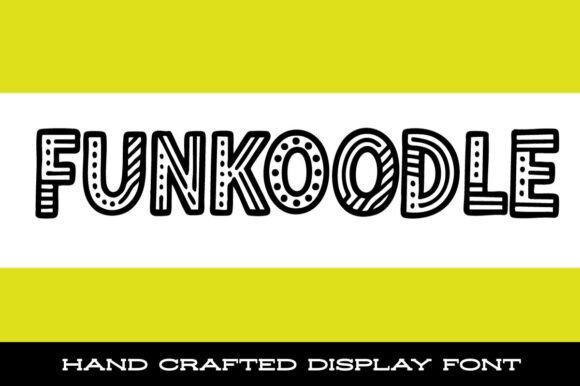 Funkoodle Display Font for Bold Social Media Graphics