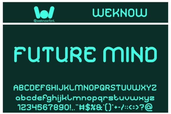 Future Mind Typeface: Elevate Brand Identity With Futuristic Display Fonts