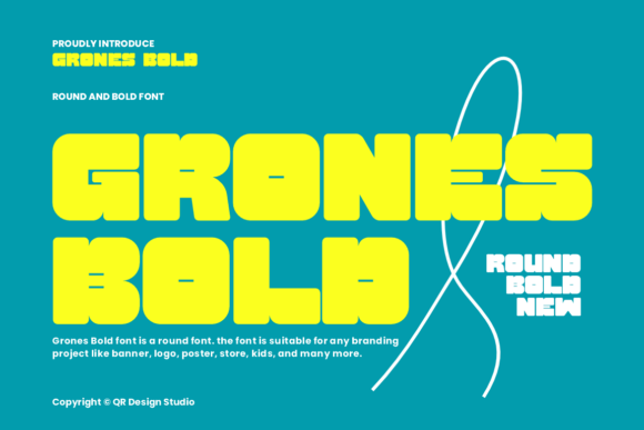 Grones Bold: The Modern Round Display Font for Scroll-Stopping Visuals