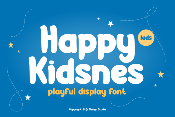 Happy Kidsnes: The Casual Display Font for Friendly Campaigns