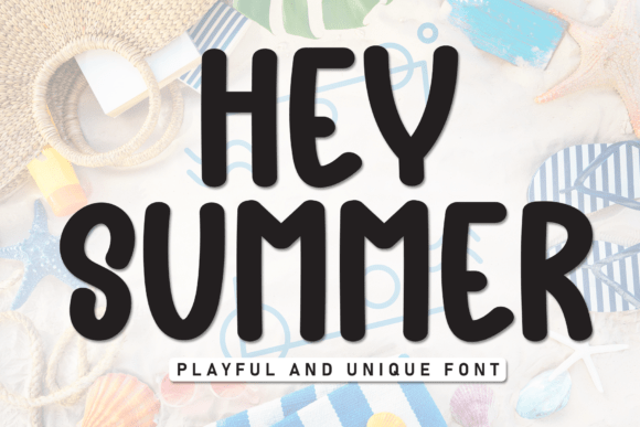 Hey Summer Display Font for Modern Web Design
