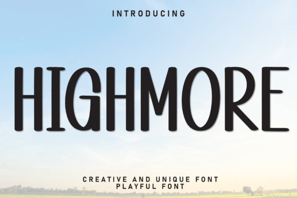 Highmore: A Cozy Display Font for Warm Editorial Design