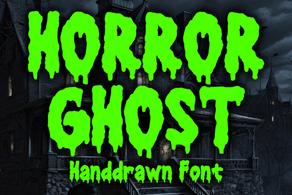 Horror Ghost Font Review: Dripping Design