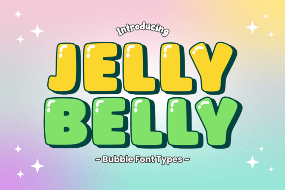 Jelly Belly: A Bold Bubble Font for Playful Campaign Design