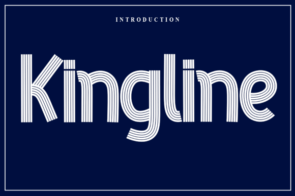 Kingline Display Font for Elegant Craft Projects
