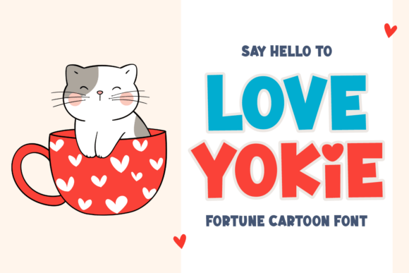 Love Yokie Typeface: Playful Display Font for Campaigns