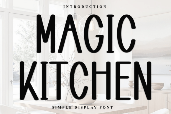 Magic Kitchen: The Festive Display Font for Holiday Campaigns