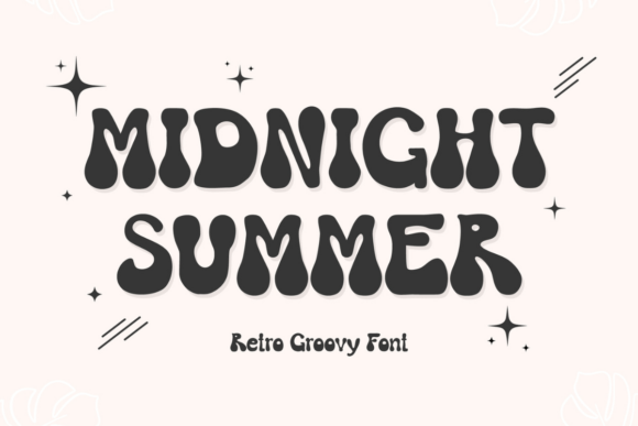 Midnight Summer: Retro Display Font Review