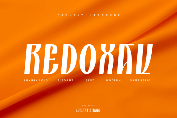 Redoxav: A Bold Display Typeface for Modern Digital Brands