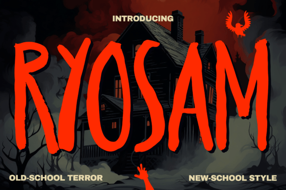 Ryosam Display Typeface: Bold Personality for Campaign Design