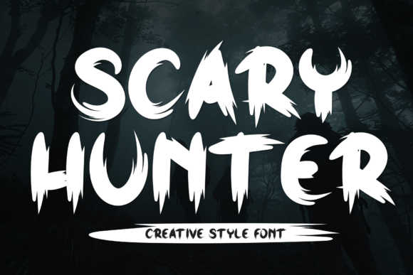 Scary Hunter Typeface Review for Spooky Brand Identity