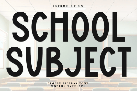 School Subject: The Handwritten Font for Authentic Brand Identity
