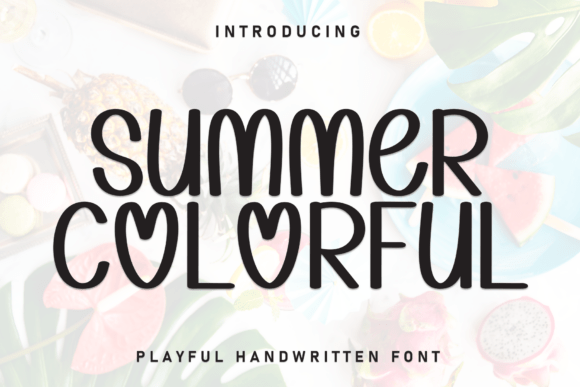 Summer Colorful Typeface: Elevate Your Digital Brand Identity
