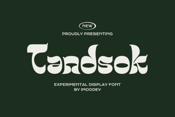 Tandsok: The Psychedelic Display Font for Bold Digital Branding