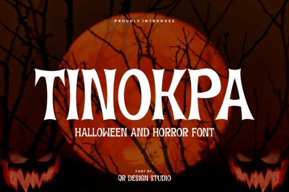 Tinokpa Display Font for Spooky Campaigns