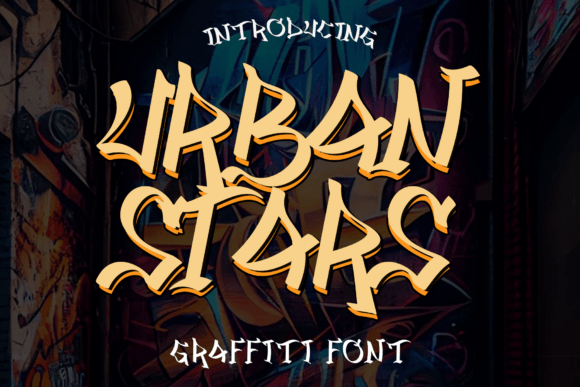 Urban Stars: The Graffiti Display Font for Bold Campaigns