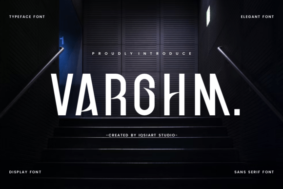 Varohm: The Modern Sans Serif Display Font for Futuristic Web Design