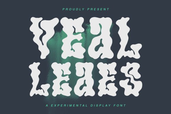 Vealleaes Experimental Display Font for Modern Digital Branding
