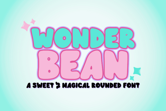 Wonderbean: A Sweet and Magical Rounded Font for Editorial Design