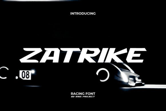 Zatrike: A Bold Display Typeface for High-Impact Branding